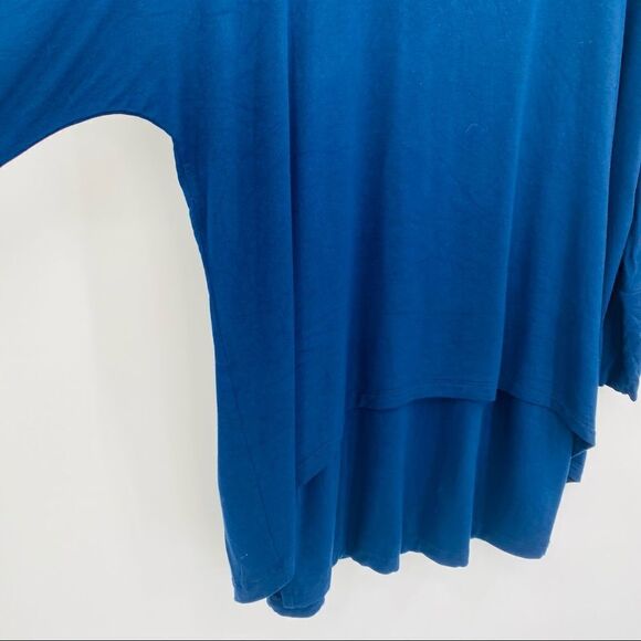 Cb established 1962 navy slouchy layered knit tunic top size large - Picture 3 of 6